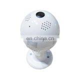 Cctv Camera DTS-T3 1.44mm Lens 1.3 Megapixel 360 Degree Light Bulb Infrared IP Camera