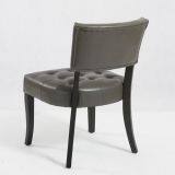 Oversized Solid Wood Dining Chair With PU Leather thumbnail-5
