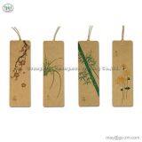 OEM  Eco-friendly Yellow Kraft Paper Bookmarks With Scent