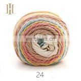 Lucky Weaver Warm and Toasty Acrylic Cotton Blend Yarn,crochet Rainbow Yarn Cakes thumbnail-6