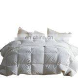 Extra Warm White Solid Single Cotton Comforter With Goose Feather Down Fill
