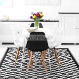 Home Decor Black and White Checkered Rug thumbnail-2