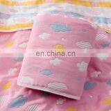 2020 Summer Hot Sell Safe Grade A Quality 6 Layers Baby Muslincotton Gauze Swaddle New Born Baby Blanket With Factory Price thumbnail-5