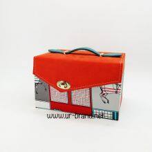 Creative Gift Box Candy Box Wedding Double Deck Companion Gift Box Portable Box Suitcase Suitcase Set With Handle thumbnail-4