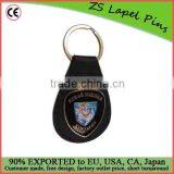 Custom Made Badge Leather Keyring thumbnail-1
