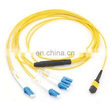 SM Om3 Om4 Multi-Mode 8/12-fiber MTP/MPO-LC Breakout Fiber Patch Cord thumbnail-2