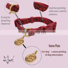 Accept Custom Pattern Dog Collar Nylon Dog Collar High Quality Personalized Dog Collar thumbnail-2