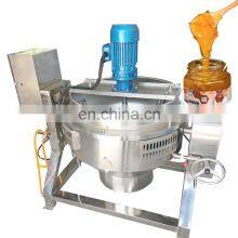 Food Grade Stainless Steel Tilting Pot Heating Mixing Industrial Cooker Jacket Cooking Kettle Machine