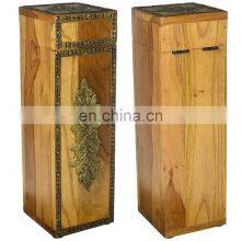 High-end solid wood creative red wine packing gift box