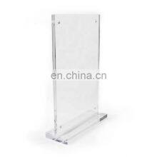 Simple Design Acrylic Table Sign Display, Stand Menu Holder