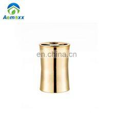 Home Bathroom Dispenser Liquid Soap Slim Shape Gold Chrome Plated Hand Soap Dispenser Stainless Steel Soap Dispenser thumbnail-5