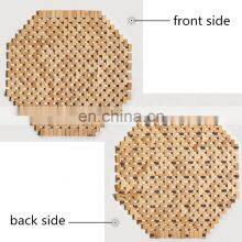 High Quality Natural Synthetic Wood Mat Non-Slip Environmental Friendly Bathroom Bamboo Floor Mat thumbnail-4