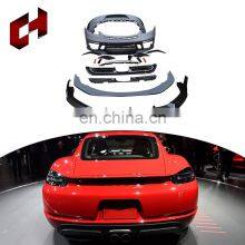 CH Custom Best Fitment Front Bumper Trunk Wing Spoiler Led Tail Lights Bodykit Part For Porsche 718 2016-2018 to GTS thumbnail-4