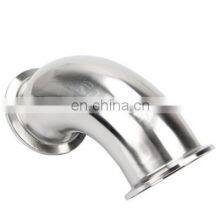 Sanitary Polishing Stainless Steel Forging Clamp Short-type Welded Elbow Pipe Fitting 90 Degree Elbow thumbnail-4