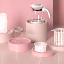 Milk Mixer Constant Temperature, Glass Kettle Hot Bottle, High Borosilicate Glass Kettle（Wechat:13510231336） thumbnail-1