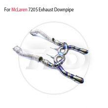 Titanium alloy exhaust exhaust manifold Downpipe is suitable for McLaren 720S auto modification parts valve whatsapp008618023549615