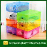 Household Decorative PP Clear Shoe Packaging Box With Handle Quality Choice thumbnail-5