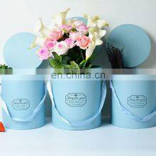 Paper Flower Box Round Cardboard Flower Box for Rose Flower Packaging thumbnail-3