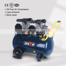 Bison 120 Psi 50l 50 Litre Portable Two Stage Silent Oil Free Piston Air Compressor For Air Tools thumbnail-1