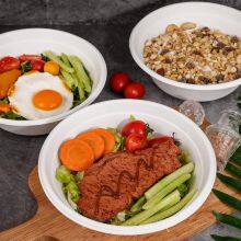 800 мл индивидуально-печатаемые экологически чистые водонепроницаемые одноразовые чашки из багассы (500 штук в коробке) thumbnail-4