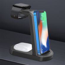 Fast 15w 3 In1 3 in 1 Wireless Charger Stand Charging Station Dock for IPhone thumbnail-3