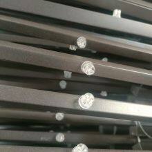 Outdoor Sunshade 2.5*2.5m Double Roof Umbrella With Side Stand thumbnail-4