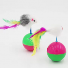 Cat Toy Mouse Self-Hey Funny Cat SticK Kitten Kitty Anti-Boring Artifact Feather Mouse Toy Interactive for Indoor thumbnail-4