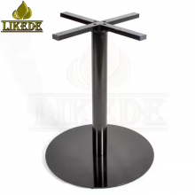 New Black Iron Frame Metal Dining Table Bases Round Steel Table Legs for Chair Use for Hotels and Apartments thumbnail-3