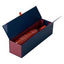 Custom Luxury Red Wine Paper Cardboard Magnetic Bottle Packaging Gift Wine Boxes thumbnail-3