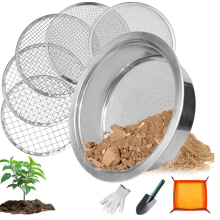 Сито для перегноя, почвы, сорняков, песка, котейки, бонсай с посадочной ковриком, сито для садового грунта