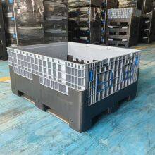 Heavy Duty HDPE Plastic Pallet Box Stackable for Industrial Cargo Storage & Sea Shipping thumbnail-5