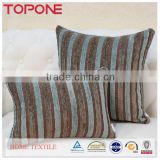 Plain striped decorative cheap home sofa Cushions bed backrest cushion