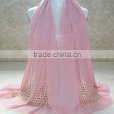 Wholesale Cotton Stone Beads Fashion Muslim Scarves thumbnail-6