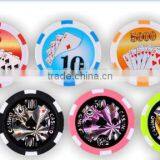 Top Grade ABS Used Stickers Poker Chips for Sale