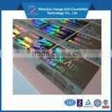 PET Material and Holographic Feature tamper evident security labels