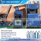 Semi-auto 4-Cavity PET Bottle Blow Moulding Machine