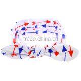 Hot-sales Kids Turban Knotted Headband for 4th of July Fashion Baby Cotton Hair Bands Wh-1742 thumbnail-2