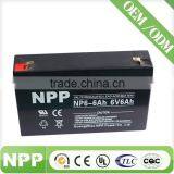 6v6ah AGM Storage Battery for UPS thumbnail-1