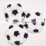 New Arrival,Cute Non-frayed Chiffon Shabby Soccer Ball,Headband For Children