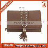 Fashion Leather Teen Wallets/Faux Leather Travel Wallet /Cheap Wallets for Girls thumbnail-2