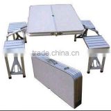 folding camping table and 4 stools,table and chair set,picnic table sets