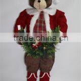 XM-A6144 Christmas Decoration Plush Christmas Animal 60 Inch Musical Collapsible Bear With Dancing and Moving