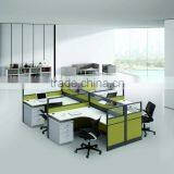 Office Furniture Partitions Specifications 4 Person Workstation