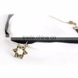 Vintage Punk Short Black Lace Velvet Choker Necklace for Women thumbnail-3