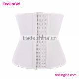 High Quality Nude Latex Rubber 4 Row Hooks Waist Trainer Corset thumbnail-3