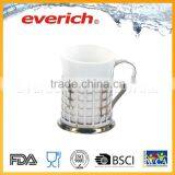 Custom Creative Double Wall Ceramic Mug Cup thumbnail-2