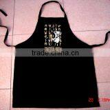Cheap BBQ Apron &cotton Apron for Kitchen and Promotion Black Bib Apron With Printing -58 Quality Choice thumbnail-6