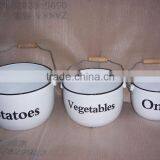 Fuquan Metal Enamel Pot Set, Outdoor Pot thumbnail-1