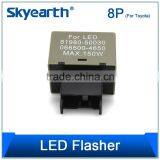 Factory Promotion 12V Car LED Flasher Raly, LED Warning Canceller Auto Parts For Toyota LED Flasher 8P thumbnail-2