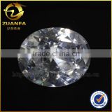 China supplier artificial stone , oval shape loose gemstones ,aaaaa cubic zirconia